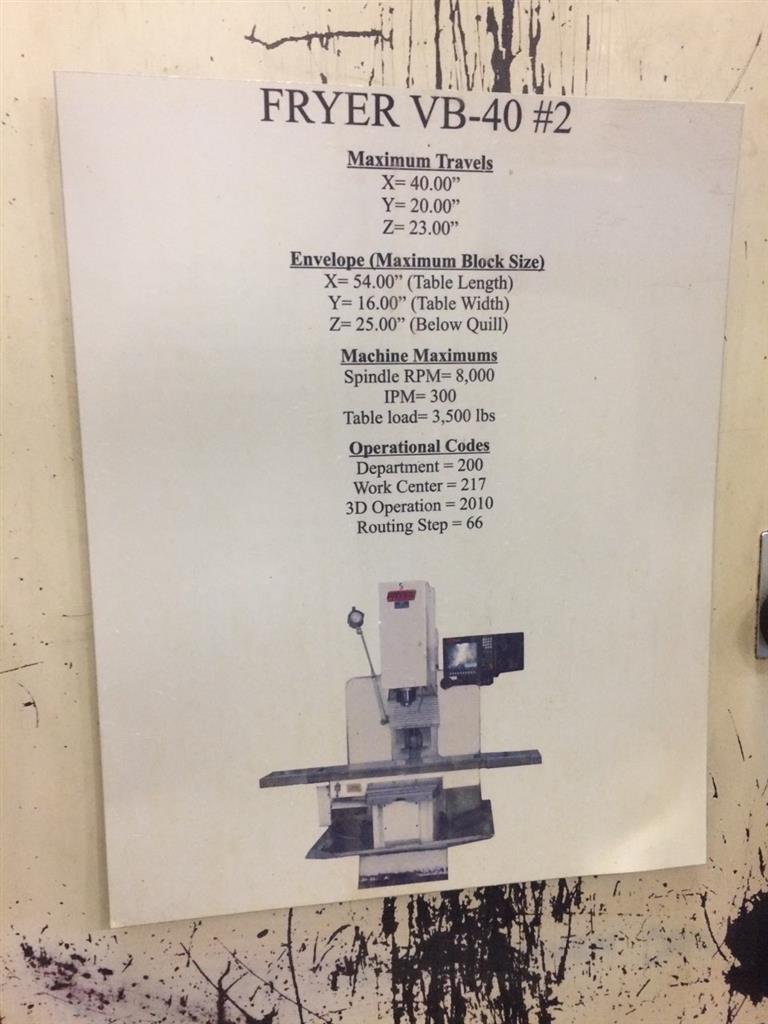 Fryer VB-40, Machine ID: 7156